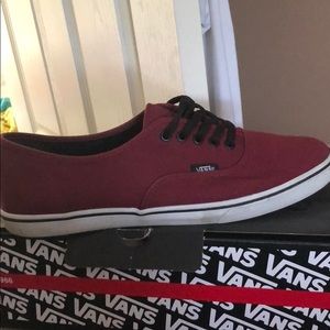 maroon vans